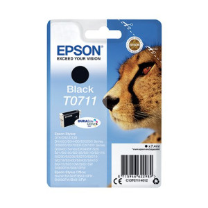 Epson T0711 Ink DURABrite Ultra Cheetah Black C13T07114012