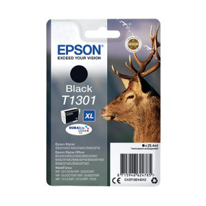 Epson T1301 Ink Cartridge DURABrite Ultra Extra High Yield Stag Black C13T13014012