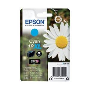 Epson 18XL Home Ink Cartridge Claria High Yield Daisy Cyan C13T18124012