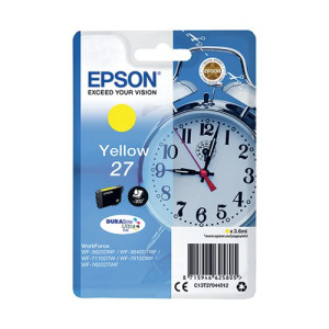 Epson 27 Ink Cartridge DURABrite Ultra Alarm Clock Yellow C13T27044012