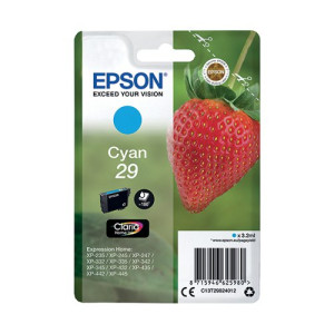 Epson 29 Home Ink Cartridge Claria Strawberry Cyan C13T29824012