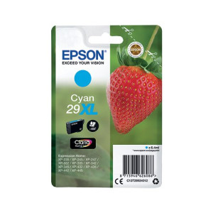 Epson 29XL Home Ink Cartridge Claria High Yield Strawberry Cyan C13T29924012