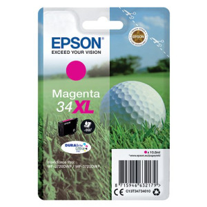 Epson 34XL Ink Cartridge DURABrite Ultra High Yield Golf Ball Magenta C13T34734010
