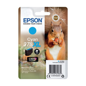 Epson 378XL Ink Cartridge Claria Photo HD High Yield Squirrel Cyan C13T37924010