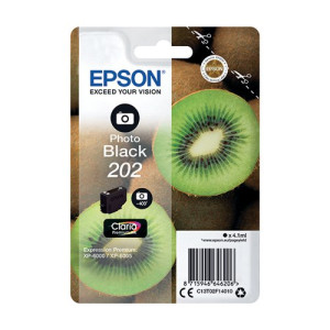 Epson 202 Premium Ink Claria Kiwi Photo Black C13T02F14010