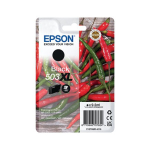 Epson 503XL Ink Cartridge High Yield Chilli Black C13T09R14010