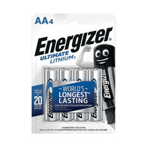Energizer Ultimate AA Lithium Battery (Pack of 4) 632964