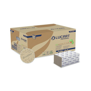 Lucart EcoNatural V-Fold Hand Towels 190 Sheets (Pack of 20) 864049