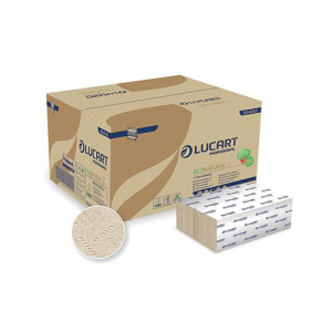 Lucart EcoNatural Z-Fold Hand Towels 200 Sheets (Pack of 15) 864043