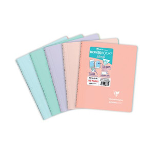 Clairefontaine Koverbook Blush Wirebound Notebook A5 Assorted (Pack of 5) 366781C