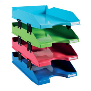 Exacompta Carbon Neutral Letter Trays (Pack of 4) 1131928SETD