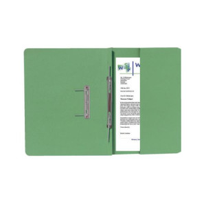 Exacompta Guildhall Right Hand Transfer Spiral Pocket File Foolscap Green (Pack of 25) 211/90662Z