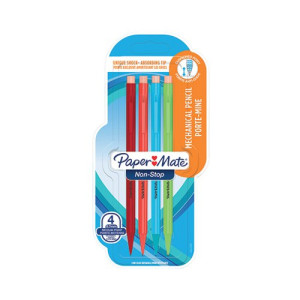 PaperMate Non-Stop Automatic Pencil Assorted Neon (Pack of 48) 2027757