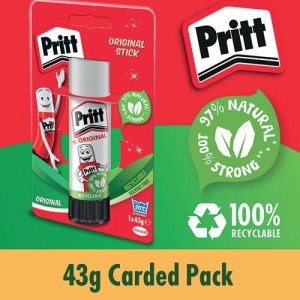 Pritt Stick Large 43g Glue Stick (Pack of 12) 1456075