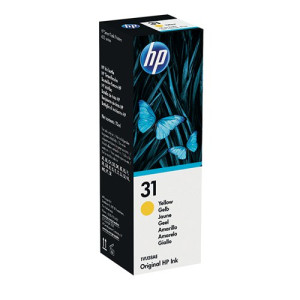 HP 31 Ink Bottle 70ml Yellow 1VU28AE