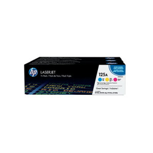 HP 125A Cyan/Yellow/Magenta Laserjet Toner Cartridges (Pack of 3) CF373AM