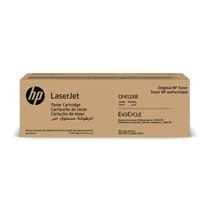 HP 410X EvoCycle LaserJet Toner Cartridge Remanufactured Yellow CF412XR