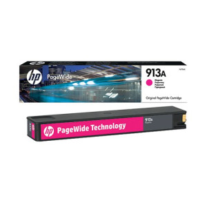 HP 913A Magenta PageWide Inkjet Cartridge (3000 page capacity) F6T78AE