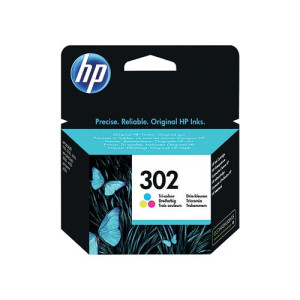 HP 302 Ink Cartridge Tri-Colour Cyan/Magenta/Yellow (Capacity: 150 pages) F6U65AE