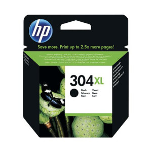 HP 304XL Black Ink Cartridge (High Yield, 300 Page Capacity) N9K08AE