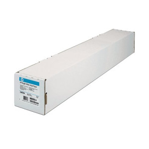 HP Bright White Inkjet Paper 841mm x45.7m (Quality 90 gsm paper reduces amount of smear) Q1444A