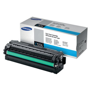 Samsung CLT-C506L Toner Cartridge High Yield Cyan SU038A