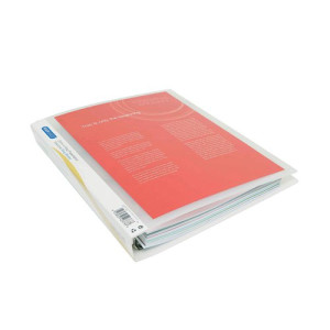 Rapesco Presentation Four-Ring Binder 25mm A4 Clear (Pack of 10) 0717