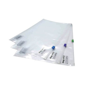 Rapesco Zippi Bags Plastic Zip A4 Plus Clear (Pack of 25) 0796