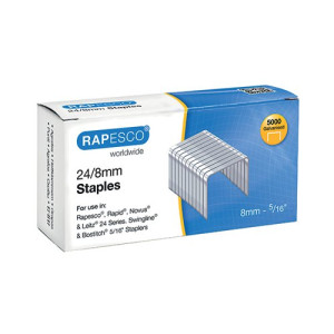 Rapesco 24/8mm Staples Chisel Point (Pack of 5000) S24802Z3