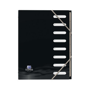 Oxford Oceanis 8-Part Sorting File Black 400177823