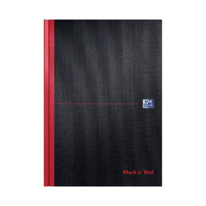 Black n' Red A-Z Casebound Hardback Notebook A4 (Pack of 5) 100080432