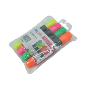 Ergo-Brite Assorted Erognomic Highlighter Pens (Pack of 4) JN69980