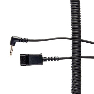 JPL Quick Disconnect (QD) Bottom Lead Cable Male to 4-pole Mini Jack Male BL-07+P