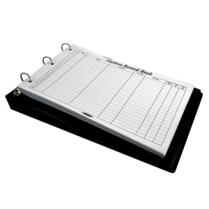 Concord Visitor Book A4 Landscape Black 85710/CD14