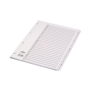 Concord Classic Index A-Z 26-Part A4 White Board Mylar Tabs 04501/CS45