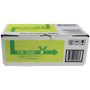 Kyocera TK-560Y Yellow Toner Cartridge (10000 page capacity) 1T02HNAEU0