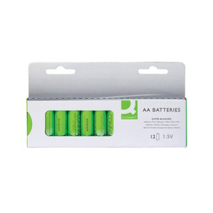 Q-Connect AA Alkaline Batteries (Pack of 12) KF00644