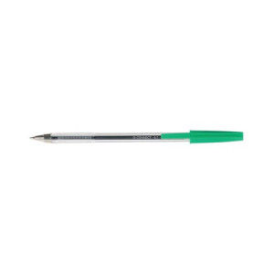 Q-Connect Ballpoint Pen Medium Green (Pack of 50) KF01043