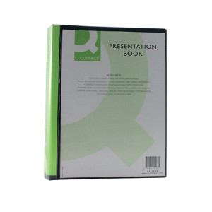 Q-Connect Presentation Display Book 60 Pocket A4 Black KF01269