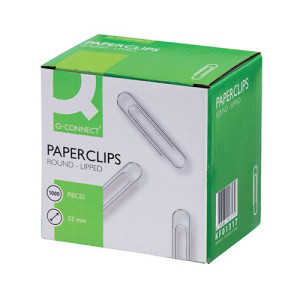 Q-Connect Paperclips Lipped 32mm (Pack of 1000) KF01317