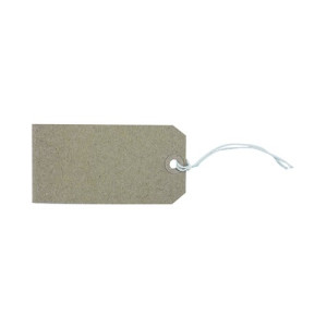 Strung Tag 120x60mm Buff (Pack of 1000) KF01600