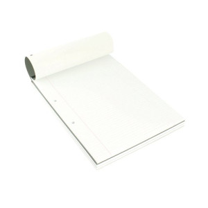 Q-Connect Narrow Ruled Margin Headbound Refill Pad 160 Pages A4 (Pack of 10) KF02230