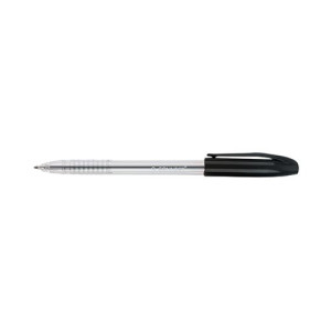 Q-Connect Stick Grip Ballpoint Pen Medium Black (Pack of 20) KF02457