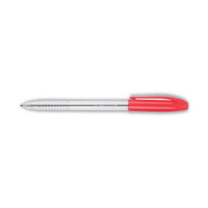 Q-Connect Grip Stick Ballpoint Pen Medium Red (Pack of 20) KF02459