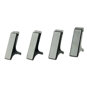Q-Connect Executive Letter Tray Risers Black (Pack of 4) CP009KFBLK