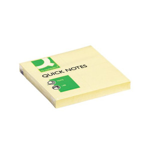 Q-Connect Quick Notes 76 x 76mm Yellow (Pack of 12) KF10502