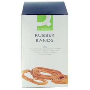 Q-Connect Rubber Bands Assorted Sizes 500g KF10577