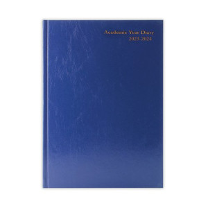 Academic Diary Day Per Page A5 Blue 2023-2024 KF1A5ABU23