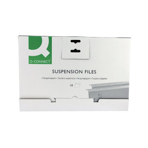 Q-Connect Foolscap Tabbed Suspension Files (Pack of 10) KF21018