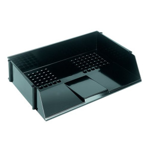 Q-Connect Wide Entry Letter Tray Black KF21688